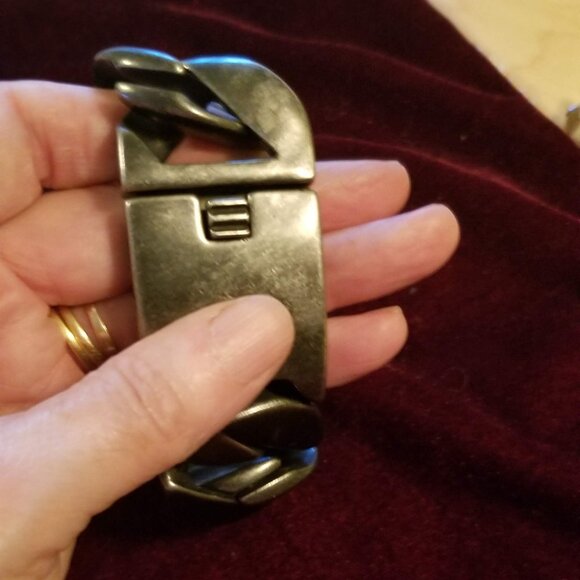 Heavy stainless steel Cuban link bracelet, small - Picture 5 of 9